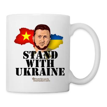 Ukraine Vietnam - Tasse - Weiß - Rechts