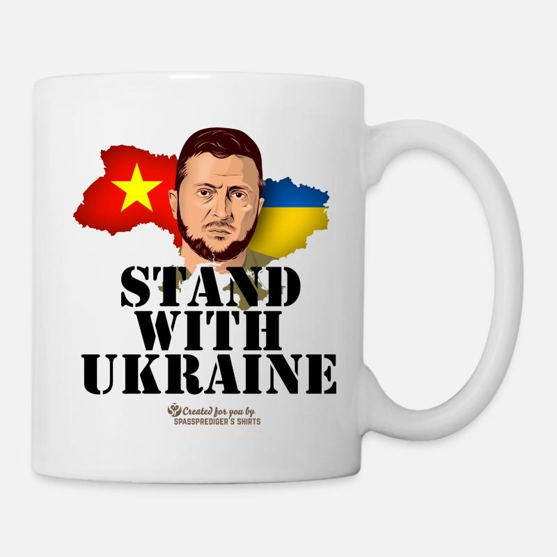 Ukraine Vietnam - Tasse - Weiß