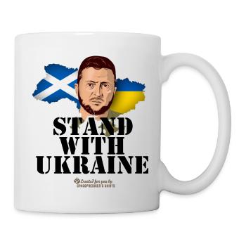 Ukraine Schottland - Tasse - Weiß - Rechts