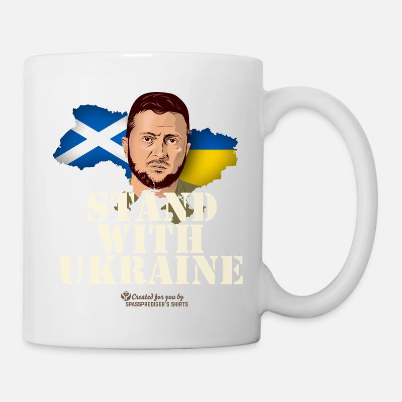 Ukraine Scotland Zelenskyi - Mug - white