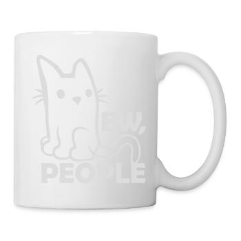Saying ew people cat - Mug - white - Right