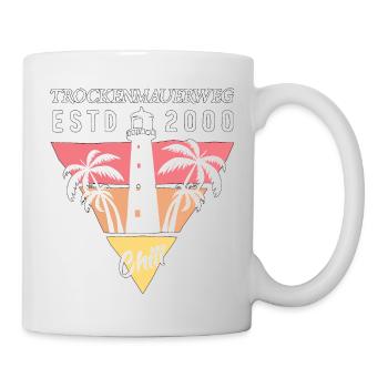 Mallorca wandern GR 221 Wanderer Geschenk - Tasse - Weiß - Rechts