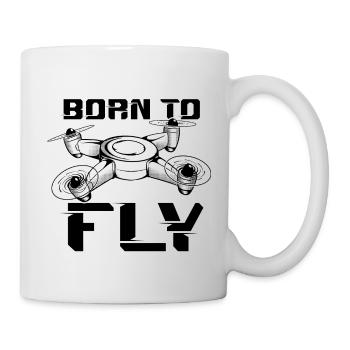 Drone - Born to fly - Mug - white - Right