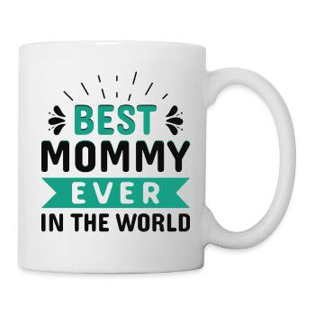 Idée cadeau de mère pour la fête des mères Meilleure mère - Mug blanc - blanc - Droite