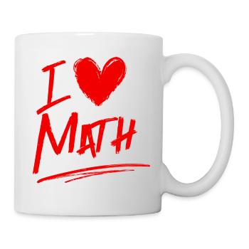 I love math - Mug - white - Right
