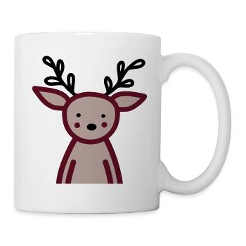 mon cher Hirsch - Mug blanc - blanc - Droite