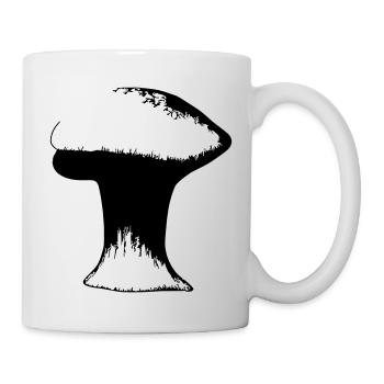 Mushroom Mushrooms Poisonous Mushrooms Mycology Earthy Vector 6 - Mug - white - Right