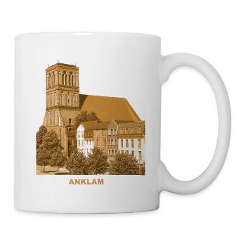 Anklam Hansestadt Vorpommern Nikolaikirche - Tasse - Weiß - Rechts