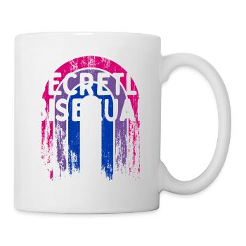 Secrètement bisexuel Bi Introverti Bi Pride - Mug blanc - blanc - Droite