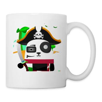 panda pirate - Mug - white - Right