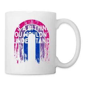 Bi chose que vous ne comprendrez pas Bisexuel LGBTQ Bi - Mug blanc - blanc - Droite