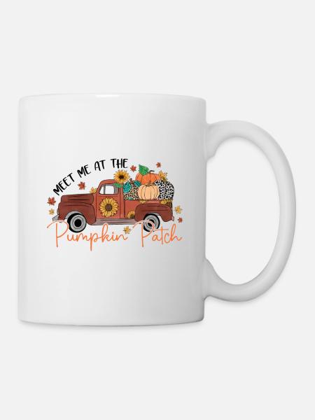 Meet me at Pumpkin Patch - Mug - white
