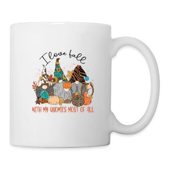 J’adore Fall avec mes Gnomies de Tous - Mug blanc - blanc - Droite