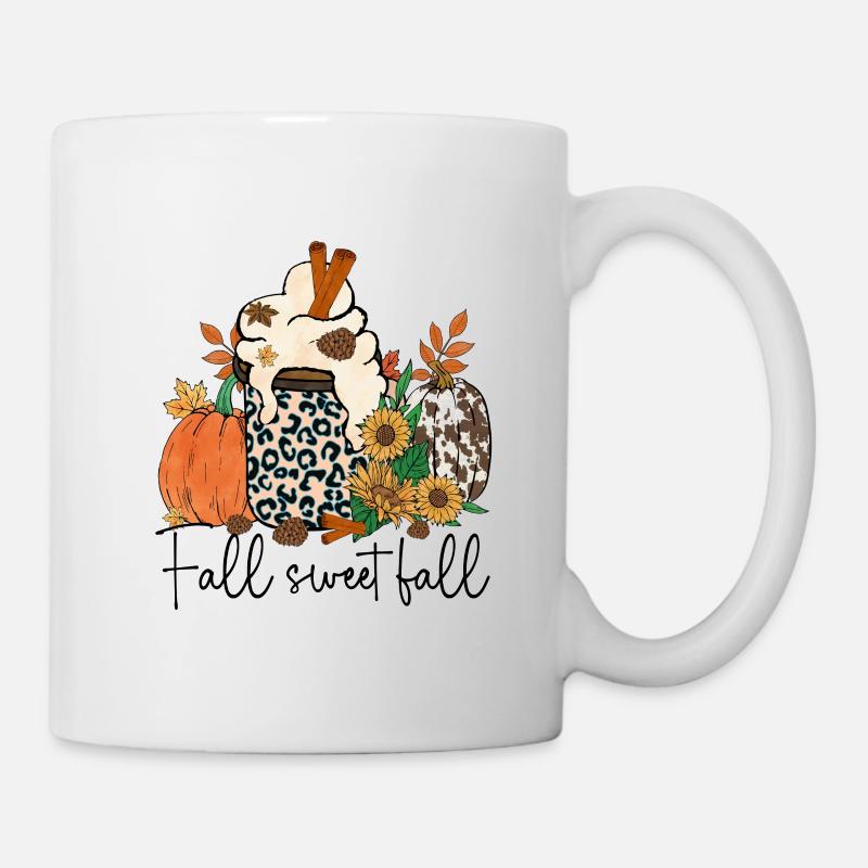 Automne Automne doux - Mug blanc - blanc
