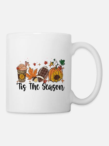 Es ist die Jahreszeit - Tasse - Weiß