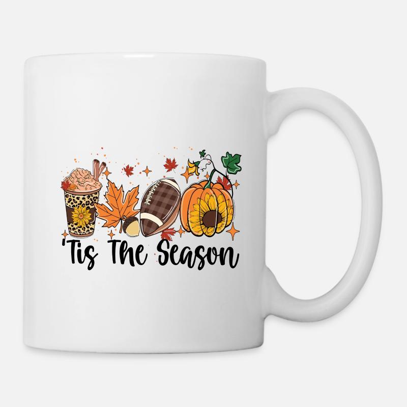Es ist die Jahreszeit - Tasse - Weiß