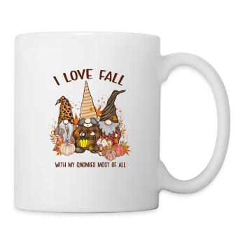 J’aime Fall mes mes gnomies Par-dessus tout - Mug blanc - blanc - Droite