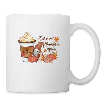 Café Mais première épice à la citrouille - Mug blanc - blanc - Droite