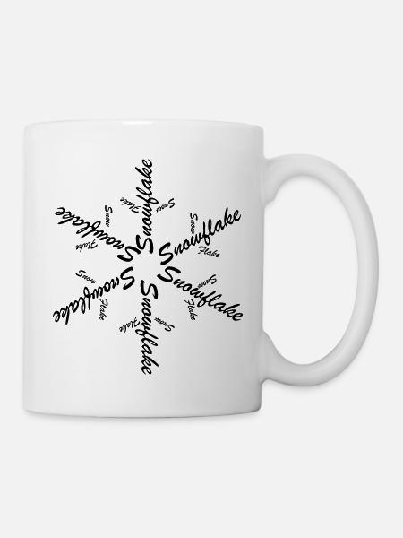 Snowflake - Mug - white