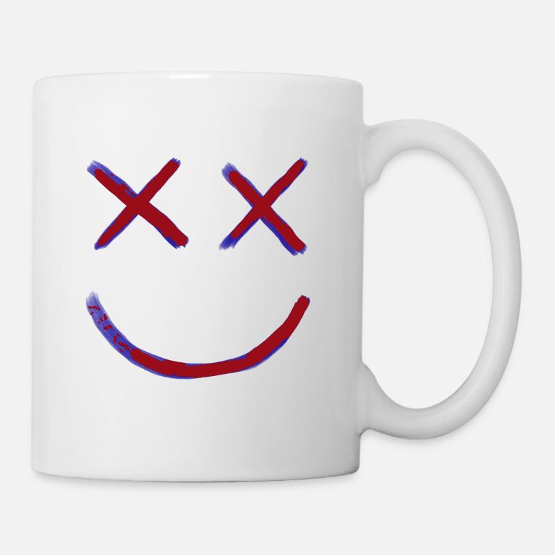 Smile - Tasse - Weiß