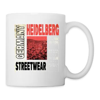 Heidelberg Deutschland Stadt Skyline Heimat Liebe - Tasse - Weiß - Rechts