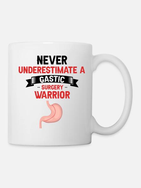 Gastric Bypass and Gastric Bypass Surgery Design - Mug - white