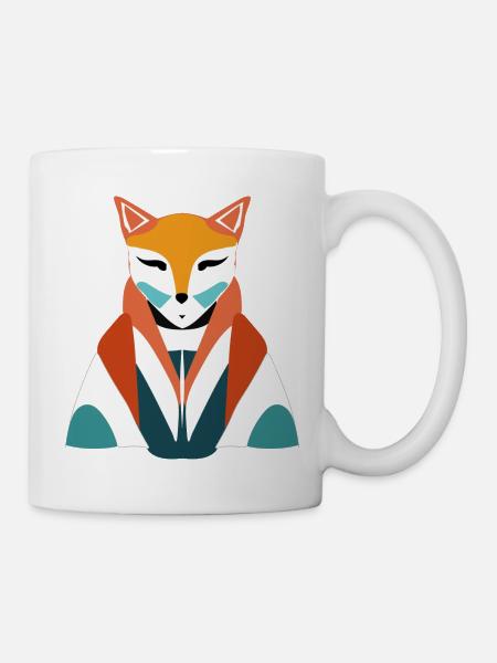 Fuchs - Tasse - Weiß