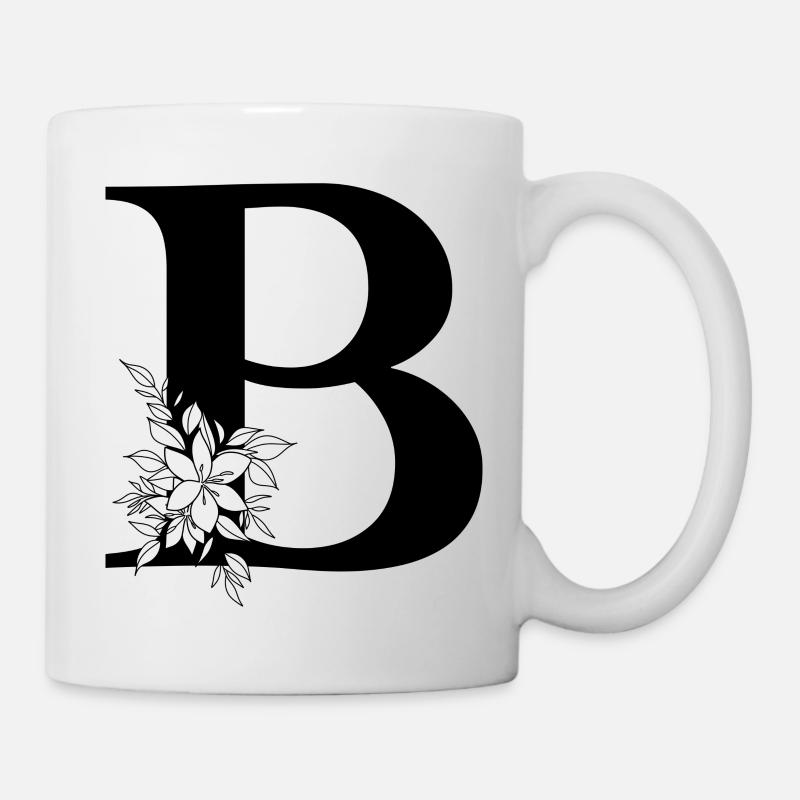 Letter B - Mug - white