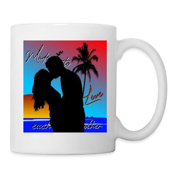 Made to love each other - Tasse - Weiß - Rechts