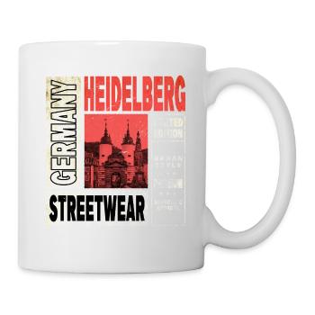 Heidelberg Deutschland Stadt Skyline Heimat Liebe - Tasse - Weiß - Rechts