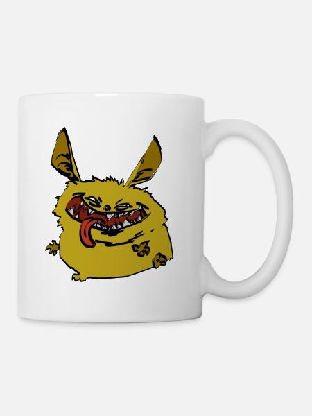The Crazy Little Hairy Monster - Mug - white