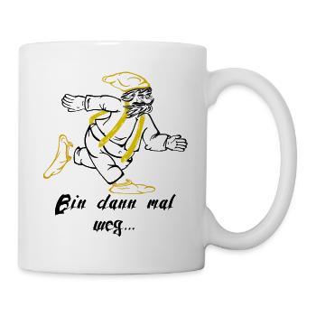 Zwerg comic - Tasse - Weiß - Rechts