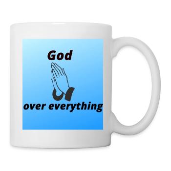 God over everything - Mug - white - Right