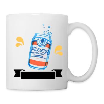 BEERCAN - Tasse - Weiß - Rechts