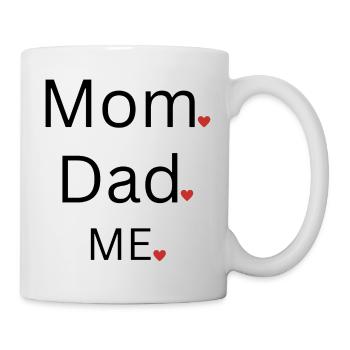 Maman Papa MOI - Mug blanc - blanc - Droite