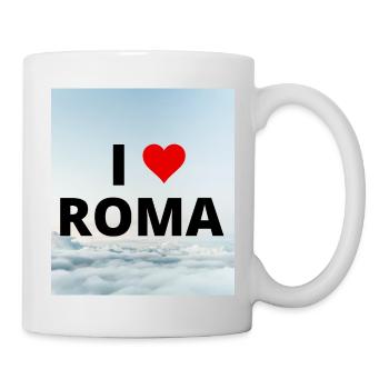 I LOVE ROMA - Mug blanc - blanc - Droite