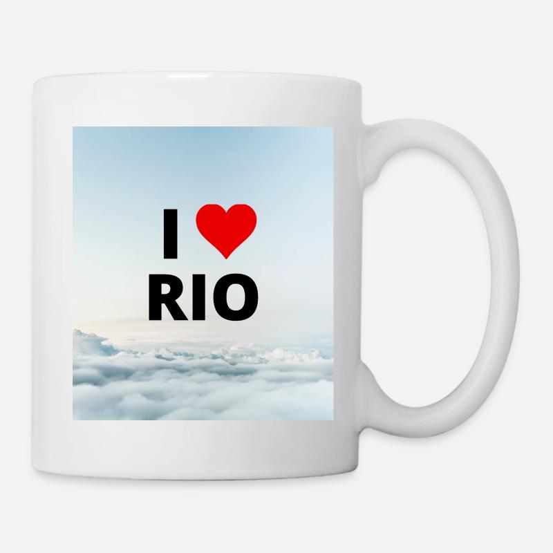 ICH LIEBE RIO - Tasse - Weiß