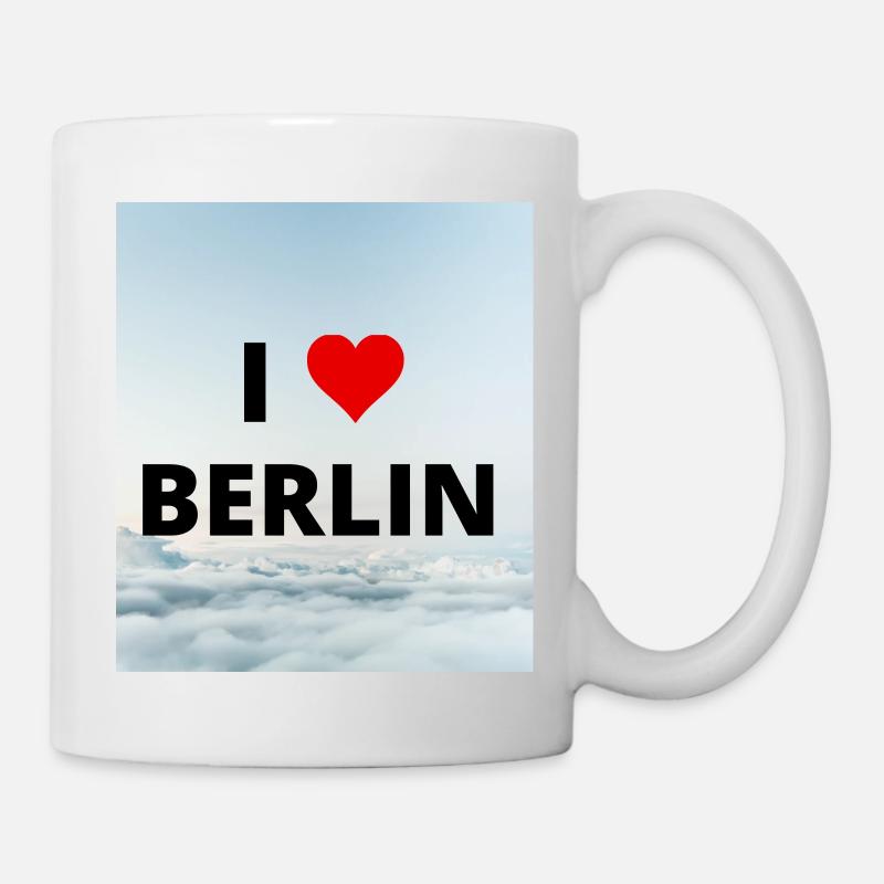 ICH LIEBE BERLIN - Tasse - Weiß