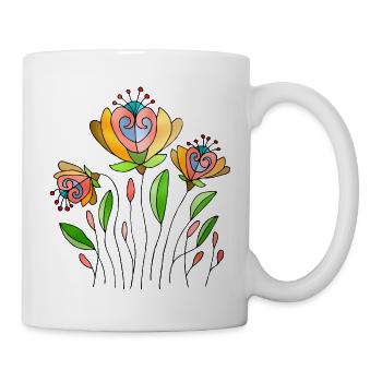 Flowers - Mug - white - Right