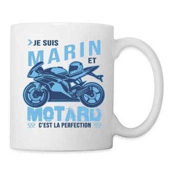 motard parfait marin parfait - Mug blanc - blanc - Droite