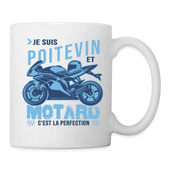 motard parfait poitevin parfait - Mug blanc - blanc - Droite