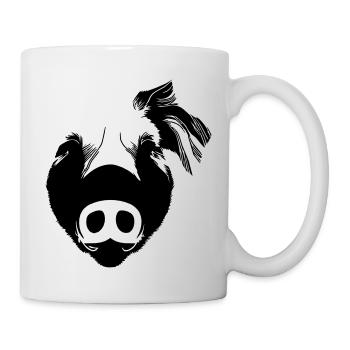 Pig Pigs Pigs Animal Animals Vector 1 - Mug - white - Right