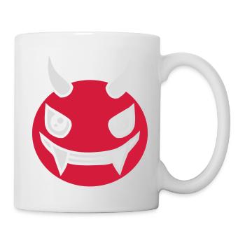 Devil Monster Design Face - Mug blanc - blanc - Droite