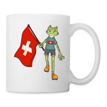 Grenouille suisse - Mug blanc - blanc - Droite