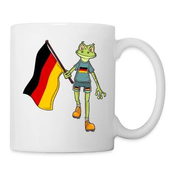 Grenouille allemande - Mug blanc - blanc - Droite
