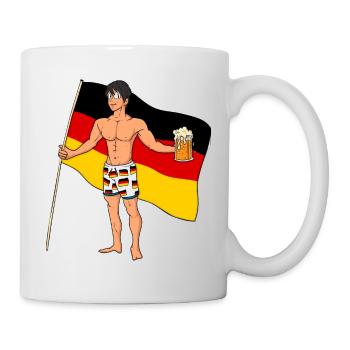 German Hot Boy - Mug - white - Right