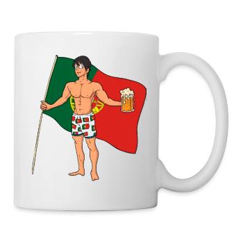 Portuguese Sexy Man - Mug - white - Right