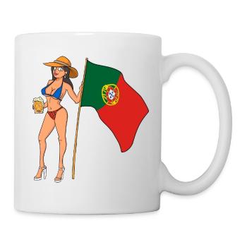 Sexy Woman Portugal - Mug - white - Right