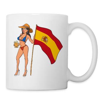 Sexy Spanierin - Tasse - Weiß - Rechts