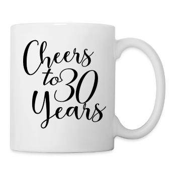 Vive les 30 ans du 30e anniversaire - Mug blanc - blanc - Droite